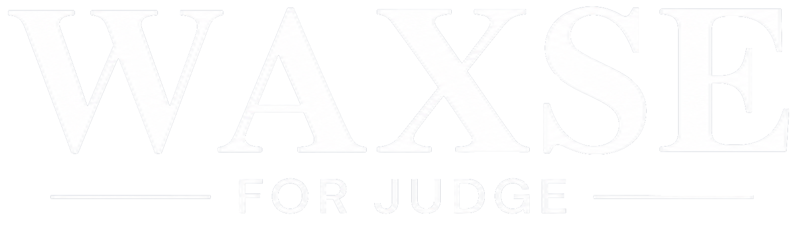 Waxse For Judge Logo